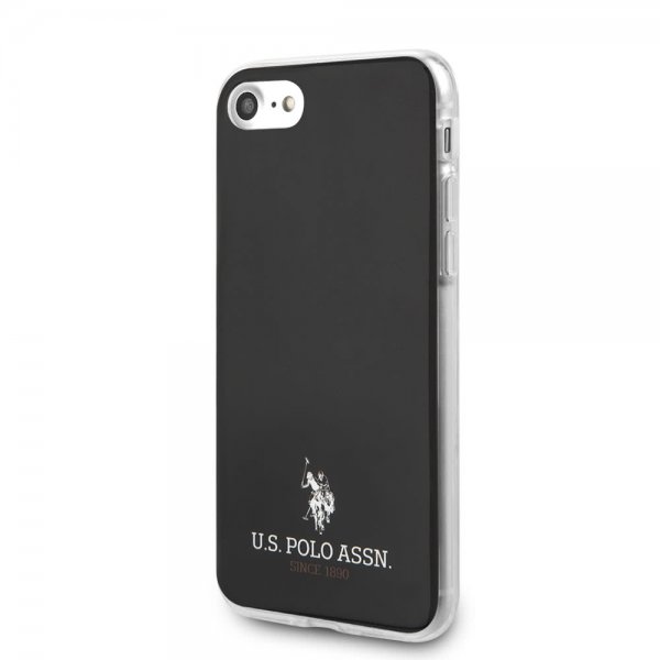 iPhone 7/8/SE Case Small Logo Black
