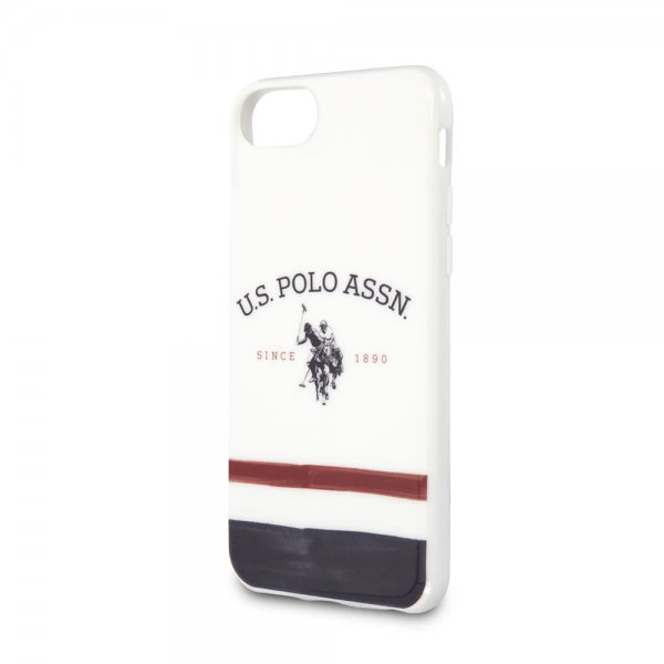 iPhone 7/8/SE Case Tricolore White