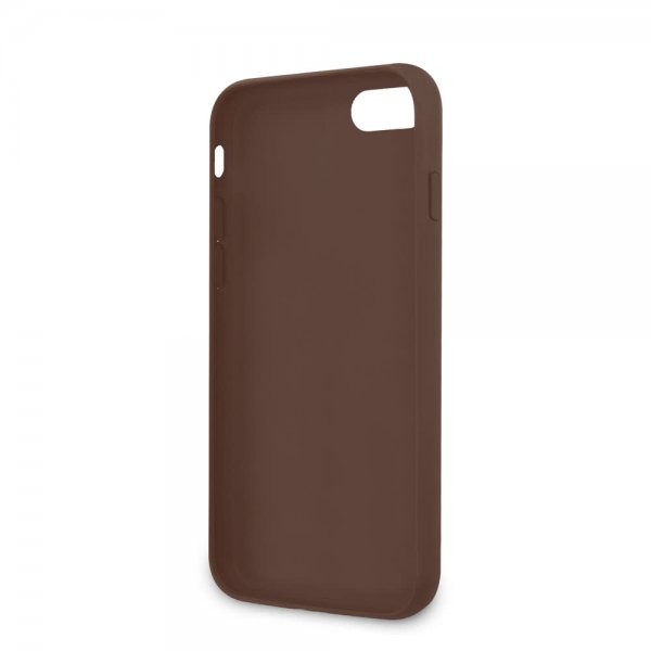 iPhone 7/8/SE Case Stripe Cover Brown