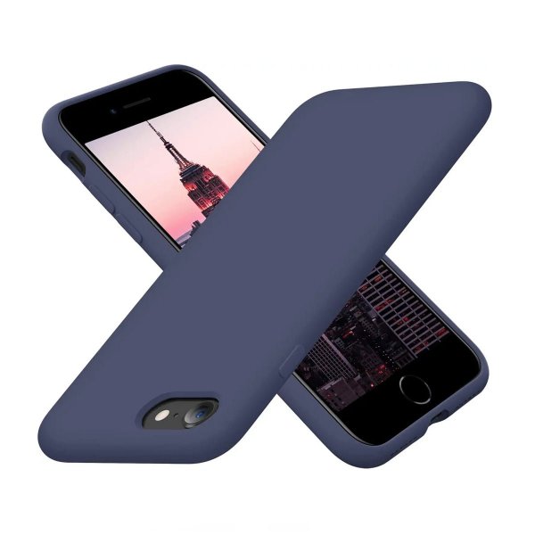 iPhone 7/8/SE Case Silicone Blue
