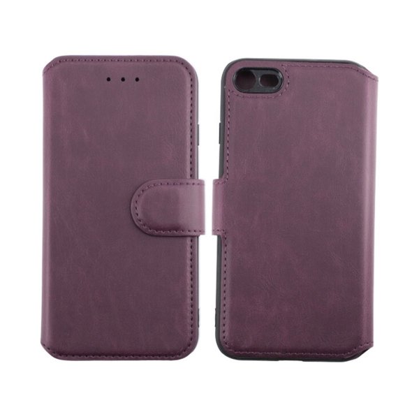 iPhone 7/8/SE Cover Foldable Card Slot Purple