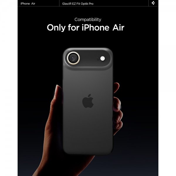 iPhone Air Camera Protector GLAS.tR EZ Fit Optik Pro 2-pack Gold