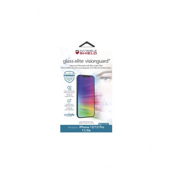 iPhone Xr/11/iPhone 12/12 Pro Screen Protector Glass Elite VisionGuard+