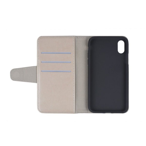iPhone Xs Max Cover Foldable Card Slot Grey
