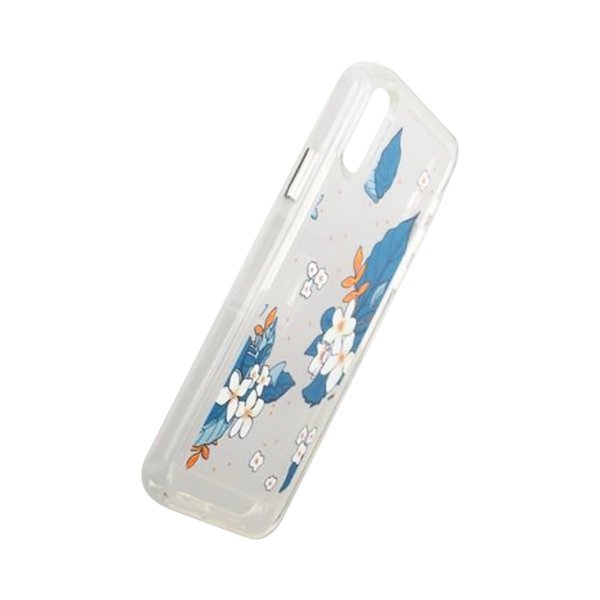 iPhone X/iPhone Xs Case Print Blue Leaf
