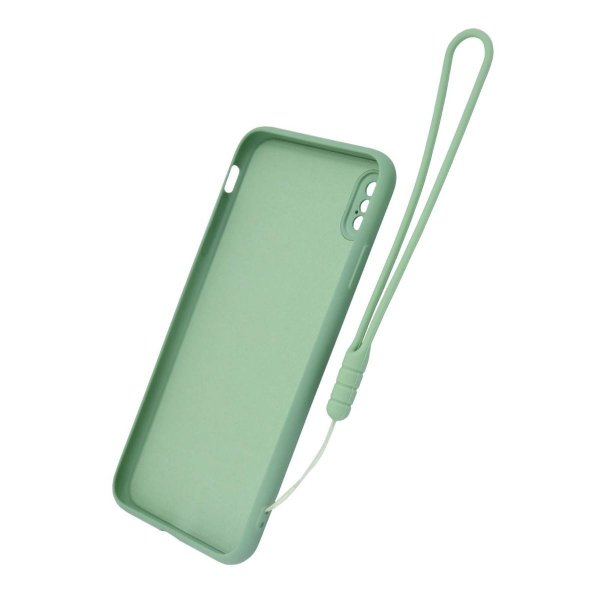 iPhone X/iPhone Xs Case with Ringholder Green