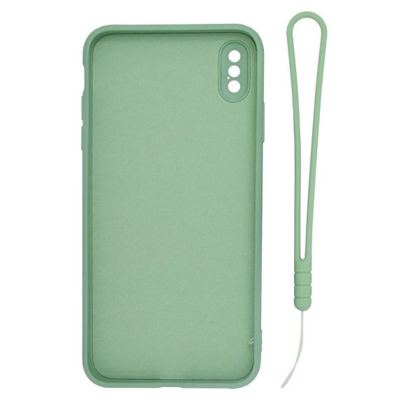 iPhone X/iPhone Xs Case with Ringholder Green