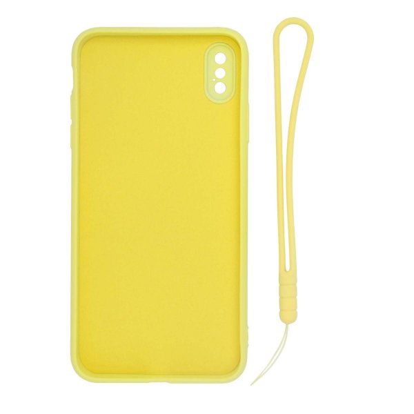iPhone X/iPhone Xs Case with Ringholder Yellow