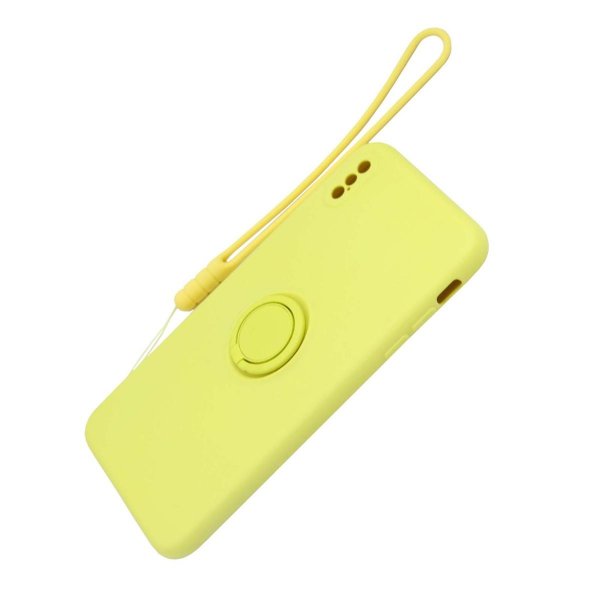 iPhone X/iPhone Xs Case with Ringholder Yellow
