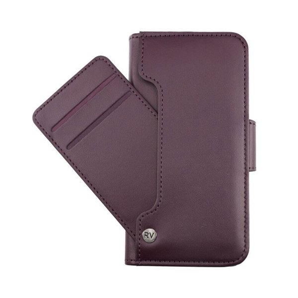 iPhone X/iPhone Xs Cover Foldable Card Slot Purple
