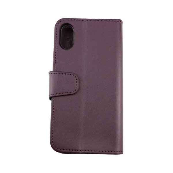 iPhone X/iPhone Xs Cover Foldable Card Slot Purple