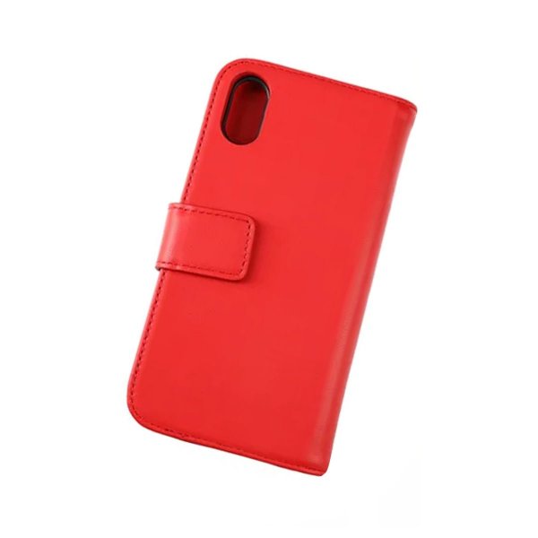 iPhone X/iPhone Xs Cover Genuine Leather Red