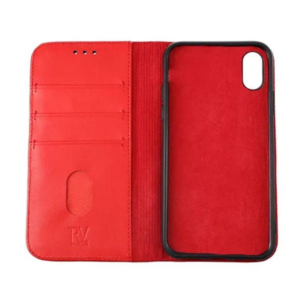 iPhone X/iPhone Xs Cover Genuine Leather Red