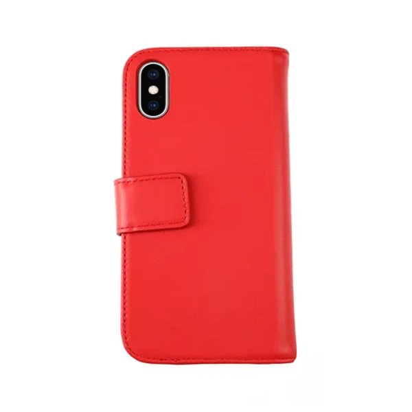 iPhone X/iPhone Xs Cover Genuine Leather Red