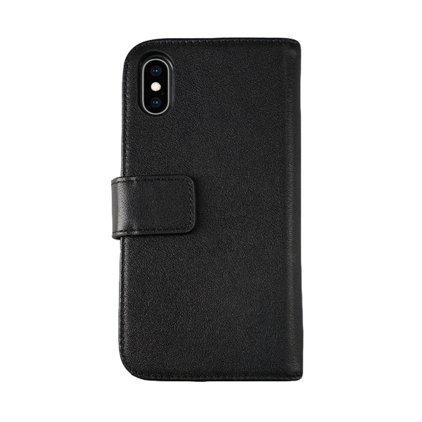 iPhone X/iPhone Xs Cover Genuine Leather Black