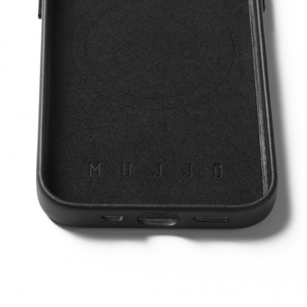 iPhone 16e/17e Case Full Leather Case MagSafe Black