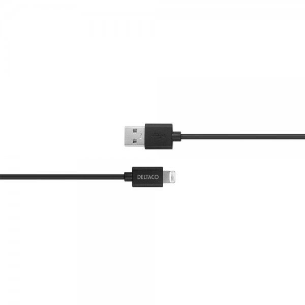 Cable USB-A Cable with Lightning Connector 2m Black