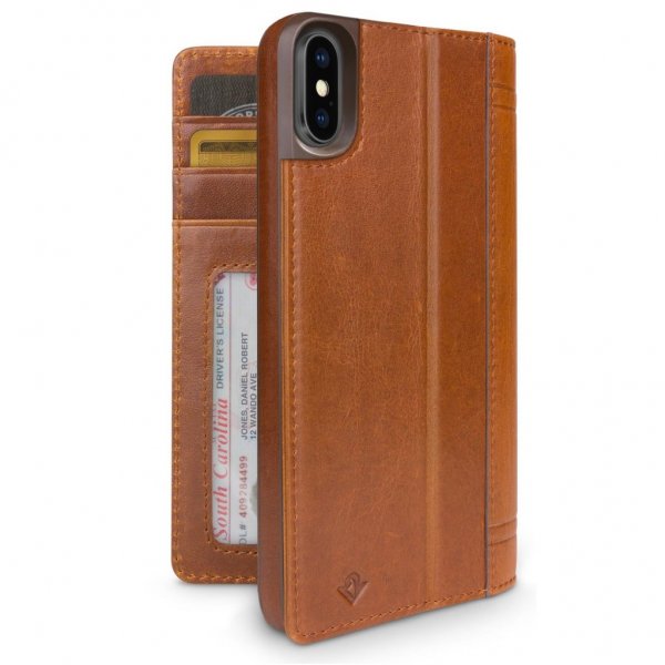 iPhone Xr Cover Journal Cognac