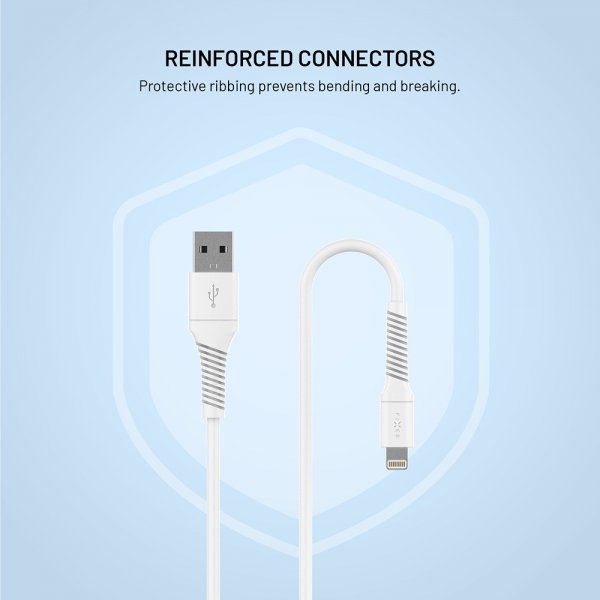 Cable Liquid Silicone USB-A/Lightning 1.2m White