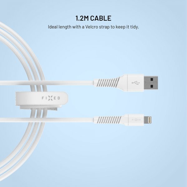 Cable Liquid Silicone USB-A/Lightning 1.2m White