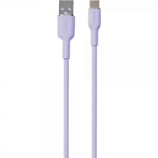 Cable Soft Charge & Sync Cable USB-A/USB-C 1.5m Lavender