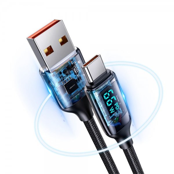 Cable U78 Display USB-A/USB-C 1.2 m White