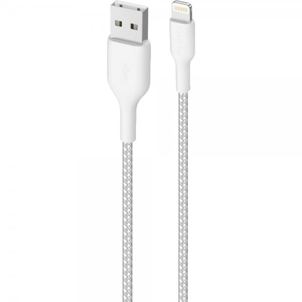 Cable Ultra Strong Fabric Cable USB-A/Lightning 1.2m White