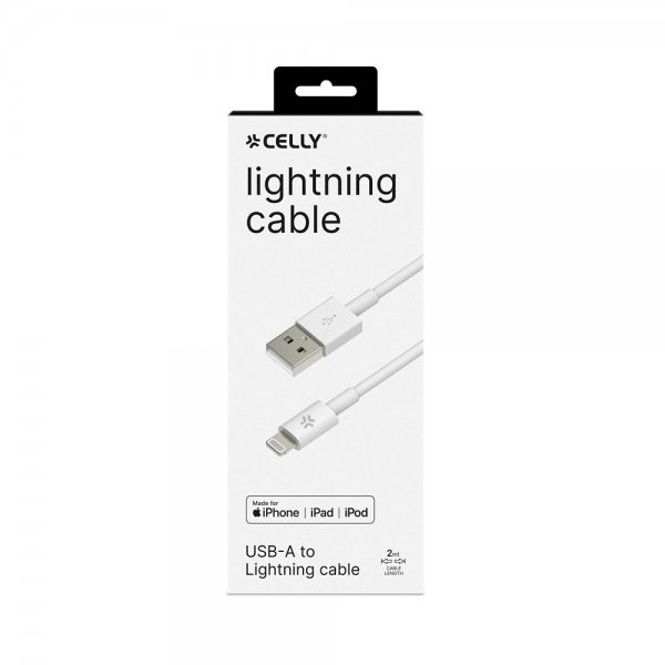 Cable USB-A/Lightning 2m White
