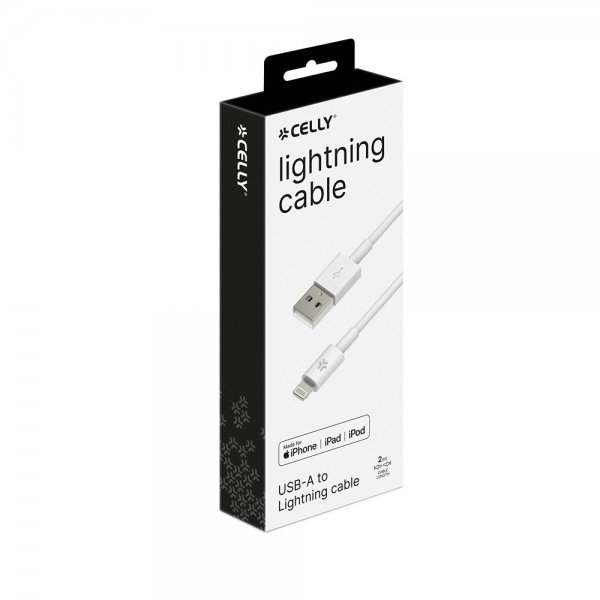 Cable USB-A/Lightning 2m White