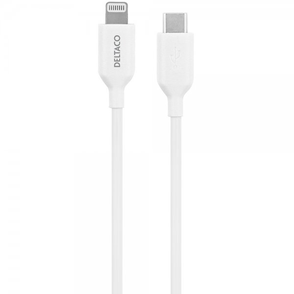 Cable USB-C Cable with Lightning Connector 1m White