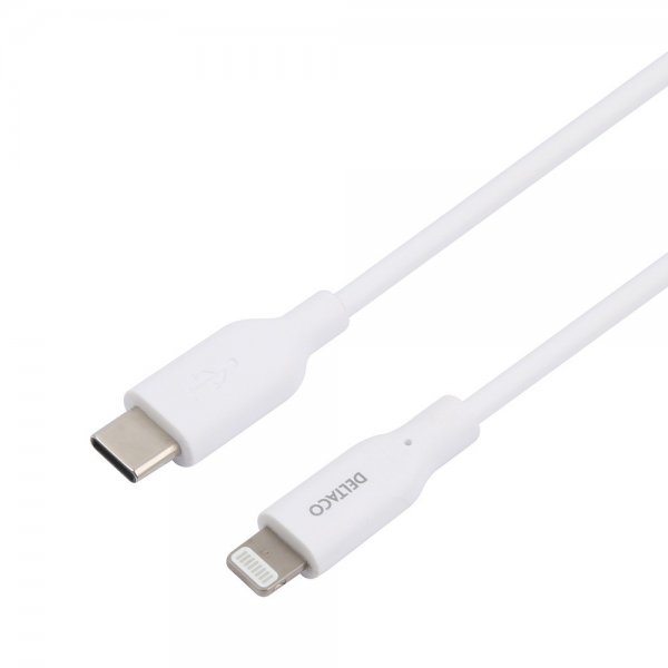 Cable USB-C Cable with Lightning Connector 1m White