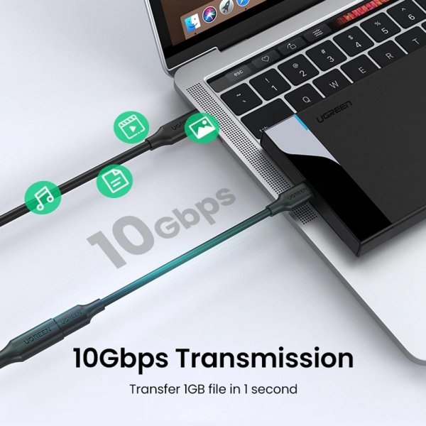 Cable USB-C Extension 100W 4K 1m