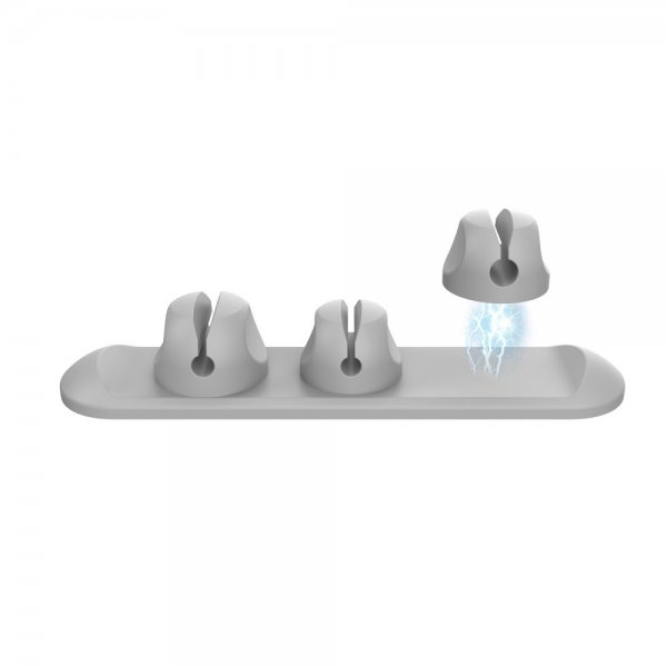 CableHolder WG15 Magnetic Grey