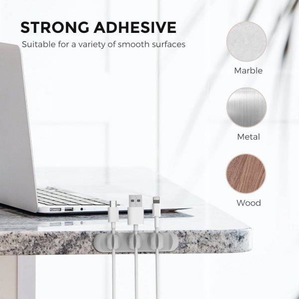 CableHolder WG15 Magnetic Grey