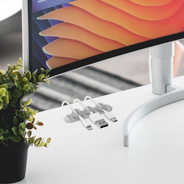 CableHolder WG15 Magnetic Grey