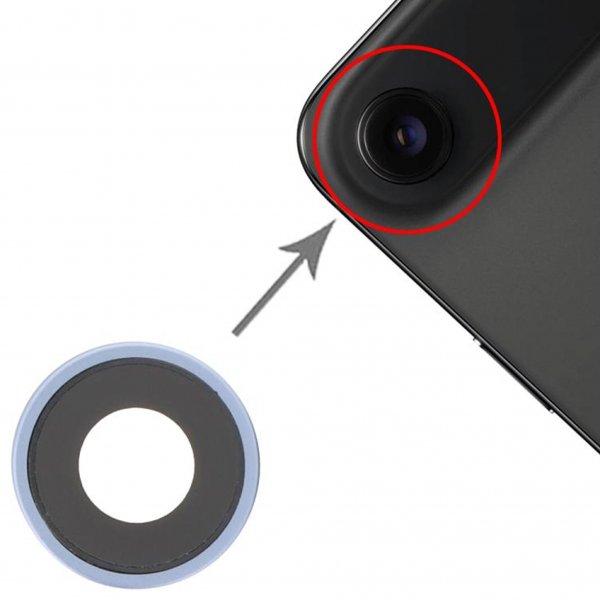 Camera lenses with frame for iPhone Air - Blue