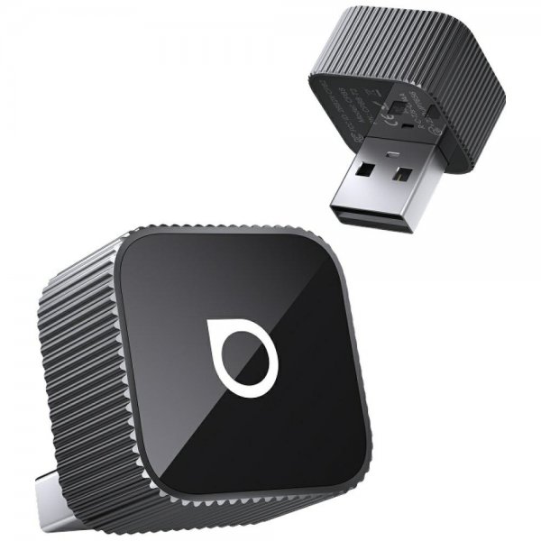 Mini Cube Wireless CarPlay/Android Auto Adapter Black