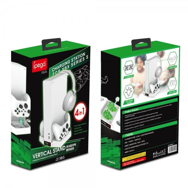 Charging Hub with Fan for Xbox Series S and 2 Controllers