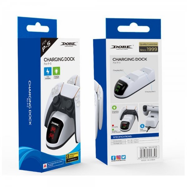 Charging Station for 2 PS5 DualSense Controllers