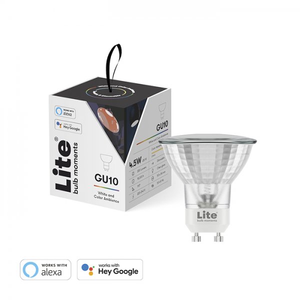 White & Color Ambience (RGB) GU10 LED-Lamp