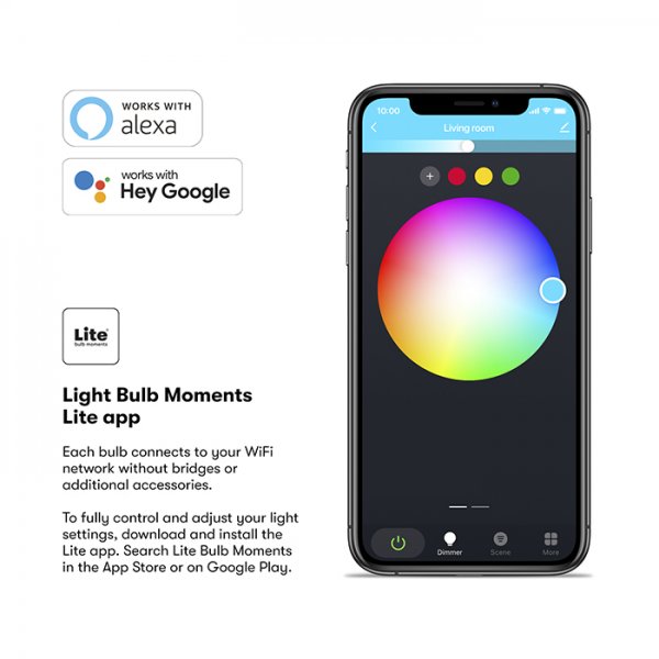 White & Color Ambience (RGB) GU10 LED-Lamp