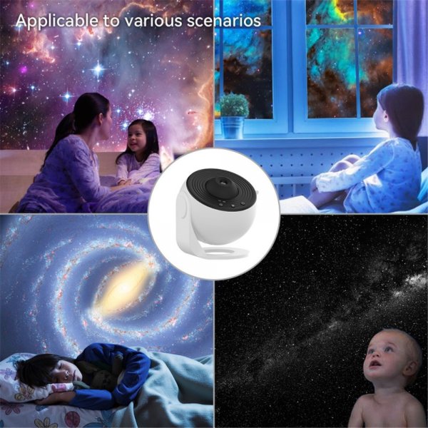 MajesticLine LED Projector Galaxy Starry Sky Rotating