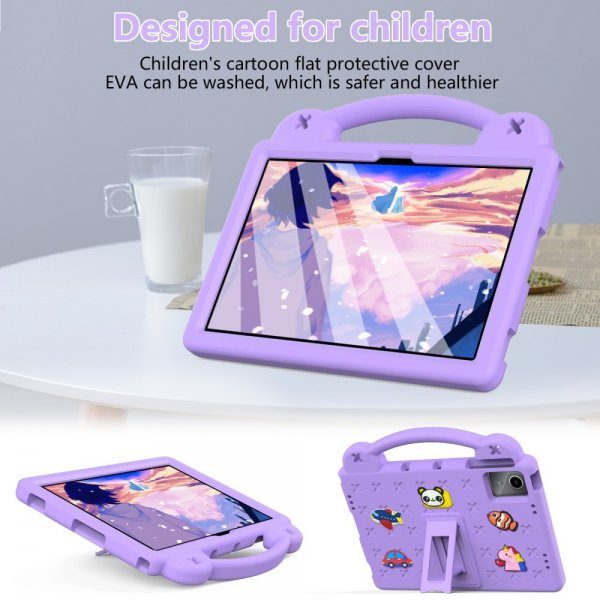 Lenovo Tab M11 TB330 Case for Kids Stickers Purple