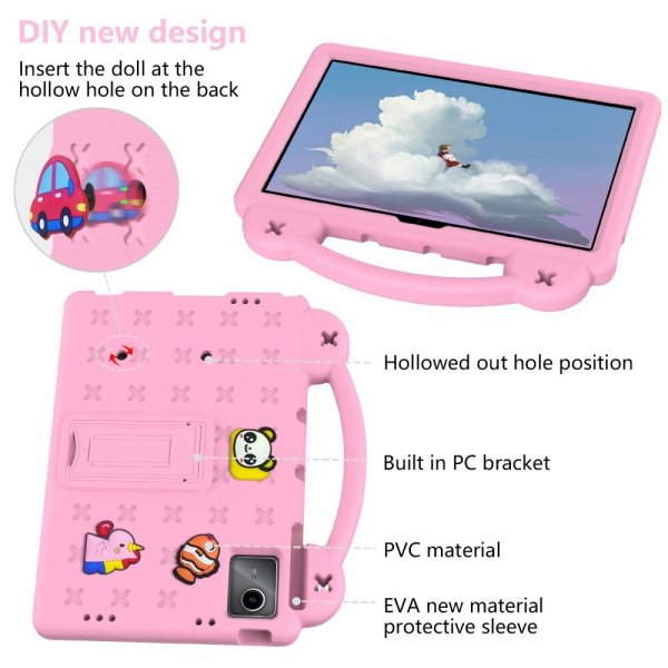Lenovo Tab M11 TB330 Case for Kids Stickers Pink