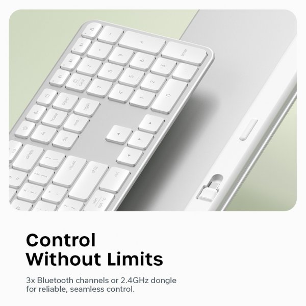 EX3 Slim Wireless Keyboard Silver
