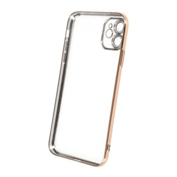 iPhone 12 Case Glitter Transparent Shockproof Gold
