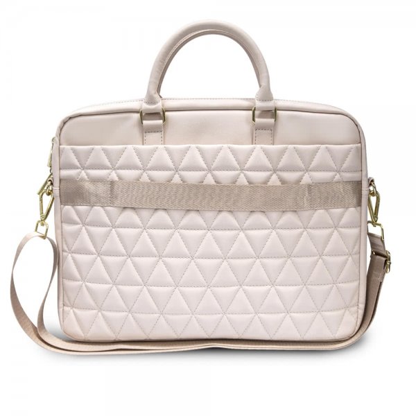 MacBook Bag 15 inch Quilted Pink