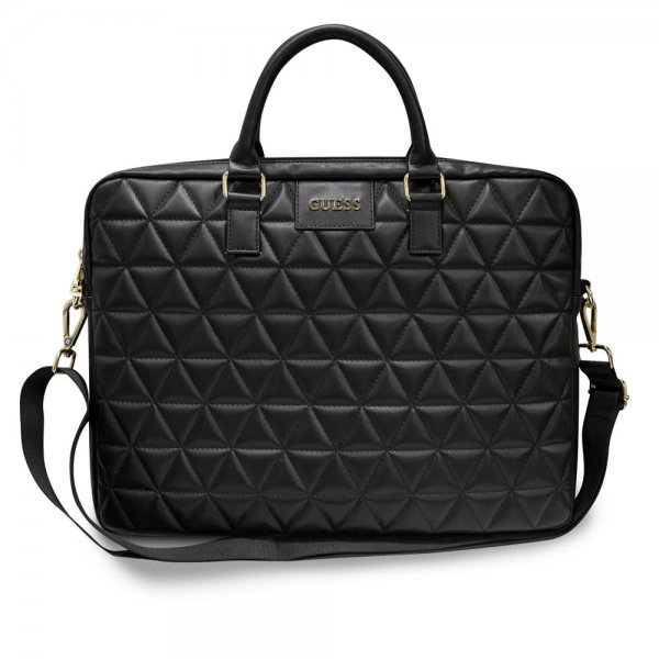 MacBook bag 15 inch Quilted Black