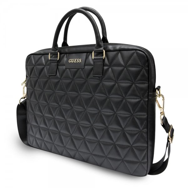 MacBook bag 15 inch Quilted Black