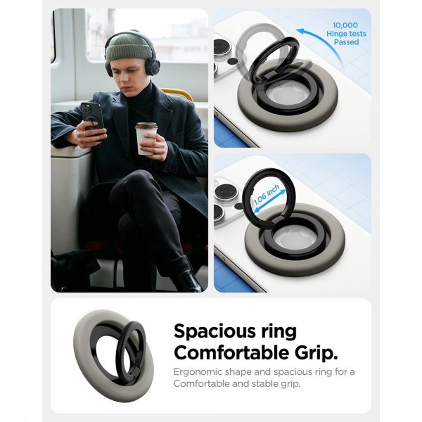 MagSafe Phone Ring Nano Pop MagFit Truffle Grey